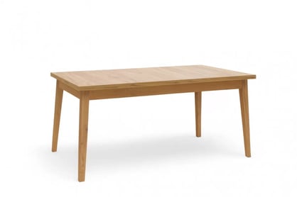 Rozkládací jídelní stůl Paris - 120-160x80 cm - dub craft