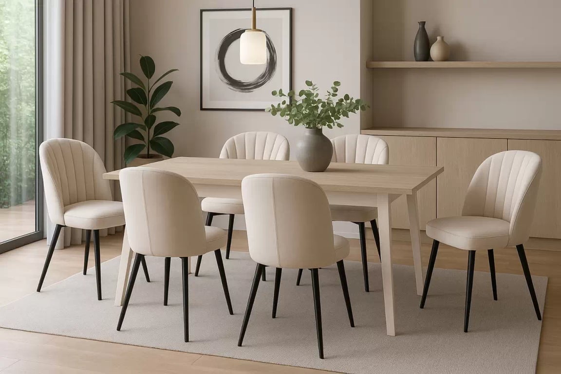 Rozkladací stôl Paris 140-180x80 cm - dub sonoma / biele nohy Stôl rozkladany Paris 140-180x80 cm - Dub sonoma / biale nožičky