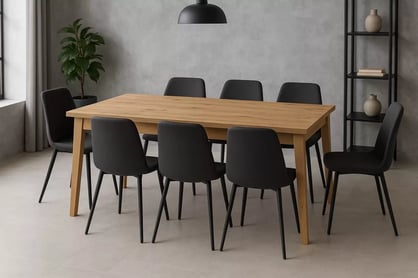 Rozkládací jídelní stůl Paris - 200-250x90 cm - dub craft Stůl rozkladany Paris 200-250x90 cm - dub craft