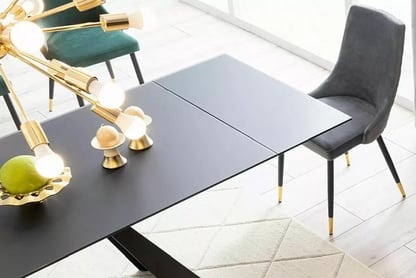 Rozkládací stůl Salvador 160-240x90 cm - černý Stůl rozkladany Salvador 160-240x90 cm - černá