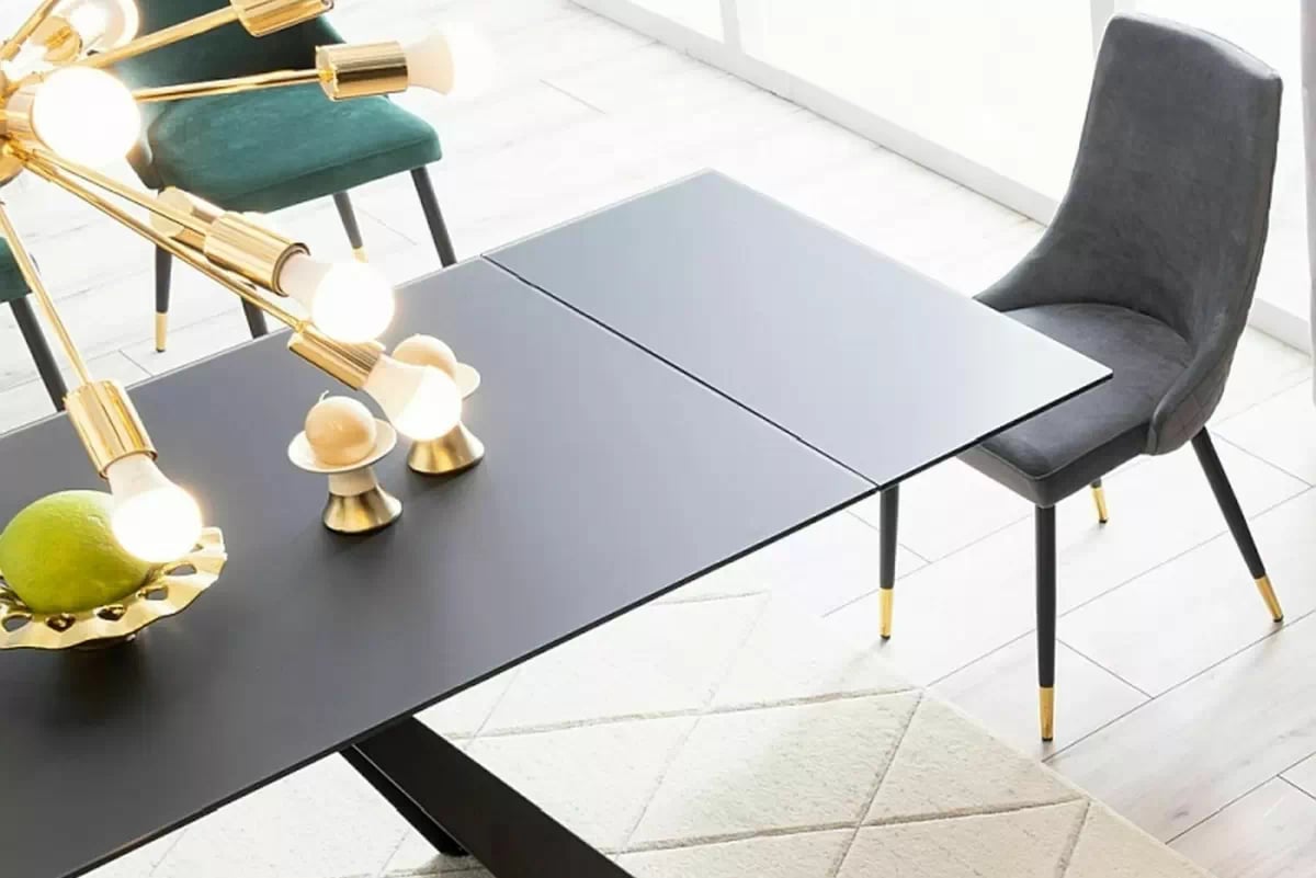 Rozkládací stůl Salvador 160-240x90 cm - černý Stůl rozkladany Salvador 160-240x90 cm - černá