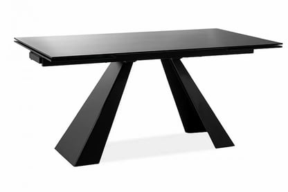 Rozkládací stůl Salvador 160-240x90 cm - černý