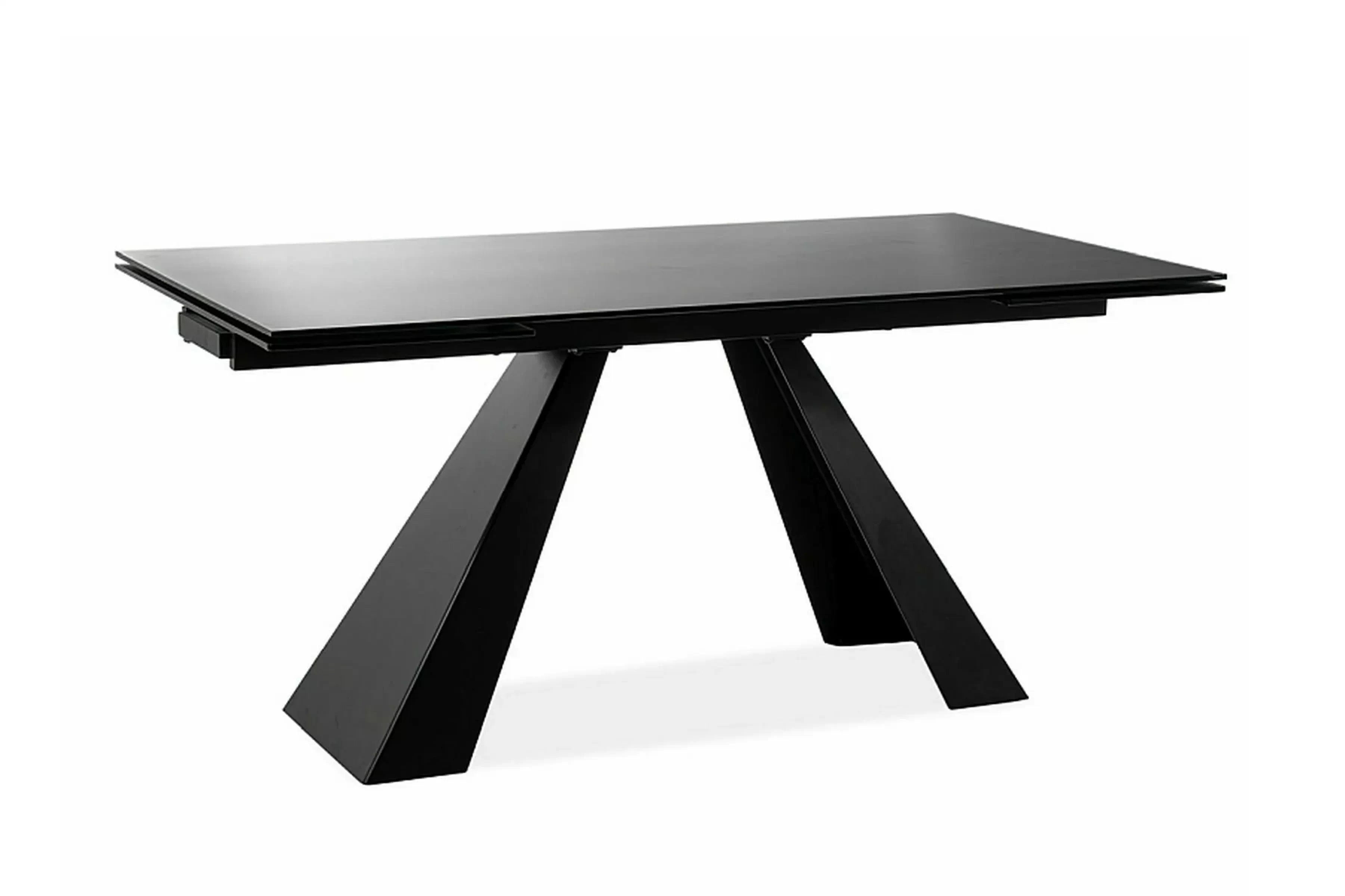 Rozkladací stôl Salvador 160-240x90 cm - čierny Stôl rozkladany Salvador 160-240x90 cm - Čierny