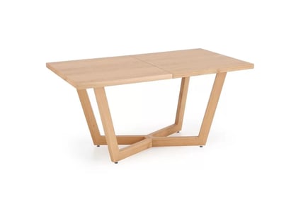 Rozkládací jídelní stůl Salvio 160-250x90 cm dřevěný - přírodní dub