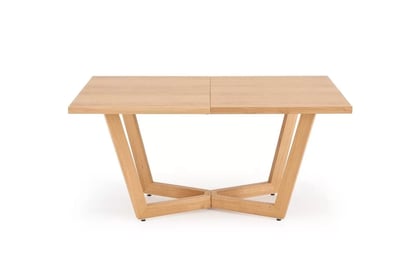 Rozkládací jídelní stůl Salvio 160-250x90 cm dřevěný - přírodní dub Stůl rozkladany Salvio 160-250x90 cm dřevo - dub přírodní