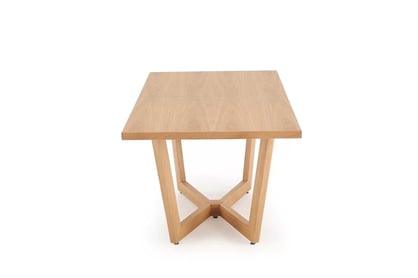 Rozkládací jídelní stůl Salvio 160-250x90 cm dřevěný - přírodní dub Stůl rozkladany Salvio 160-250x90 cm dřevo - dub přírodní