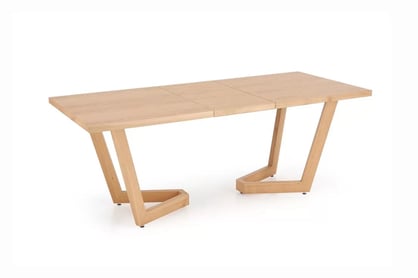 Rozkládací jídelní stůl Salvio 160-250x90 cm dřevěný - přírodní dub Stůl rozkladany Salvio 160-250x90 cm dřevo - dub přírodní