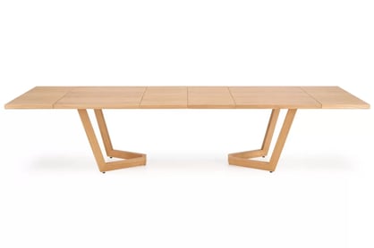Rozkládací jídelní stůl Salvio 160-250x90 cm dřevěný - přírodní dub Stůl rozkladany Salvio 160-250x90 cm dřevo - dub přírodní