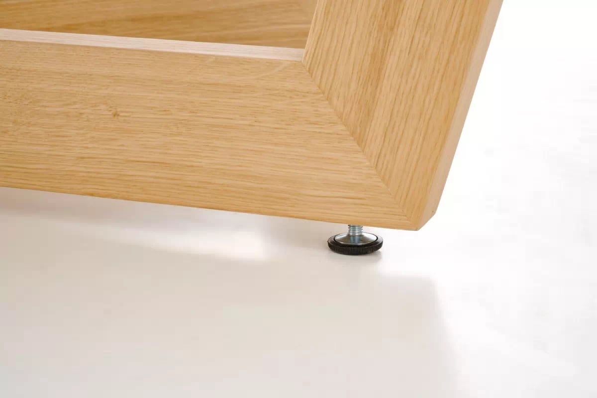 Rozkladací jedálenský stôl Salvio 160-250x90 cm drevený - prírodný dub Stôl rozkladany Salvio 160-250x90 cm Drevené - Dub prírodné