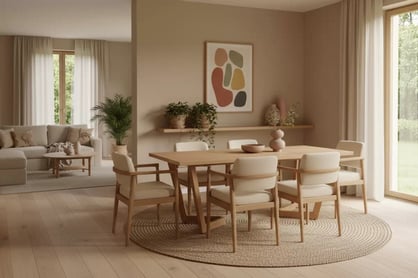 Rozkládací jídelní stůl Salvio 160-250x90 cm dřevěný - přírodní dub Stůl rozkladany Salvio 160-250x90 cm dřevo - dub přírodní