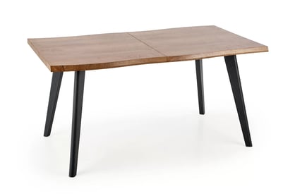 Rozkladací stôl Sanvi 150-210x90 cm - prírodný dub / čierna