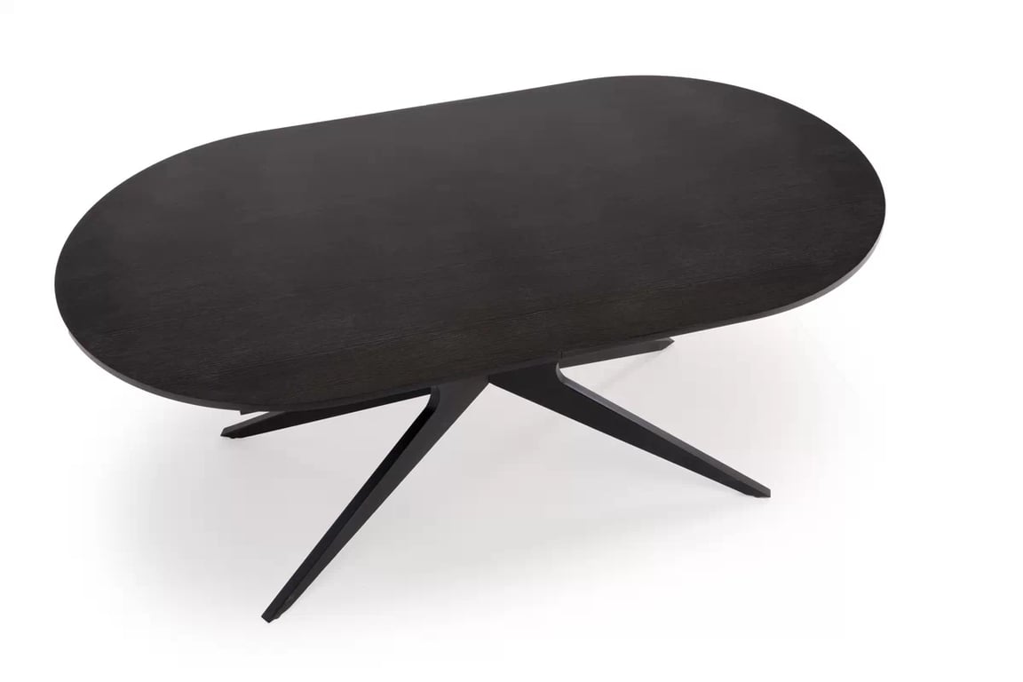 Rozkladací stôl Selvio 180-240x100 cm - čierny Stôl rozkladany selvio 180-240 x 100 cm - Čierny