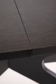 Rozkladací stôl Selvio 180-240x100 cm - čierny Stôl rozkladany Selvio 180-240 x 100 cm owalny Čierny