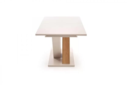 Rozkladací jedálenský stôl Silvano 160-200x90 cm - kašmír / dub cremona Stôl rozkladany Silvano 160-200x90 cm - kašmír / Dub cremona