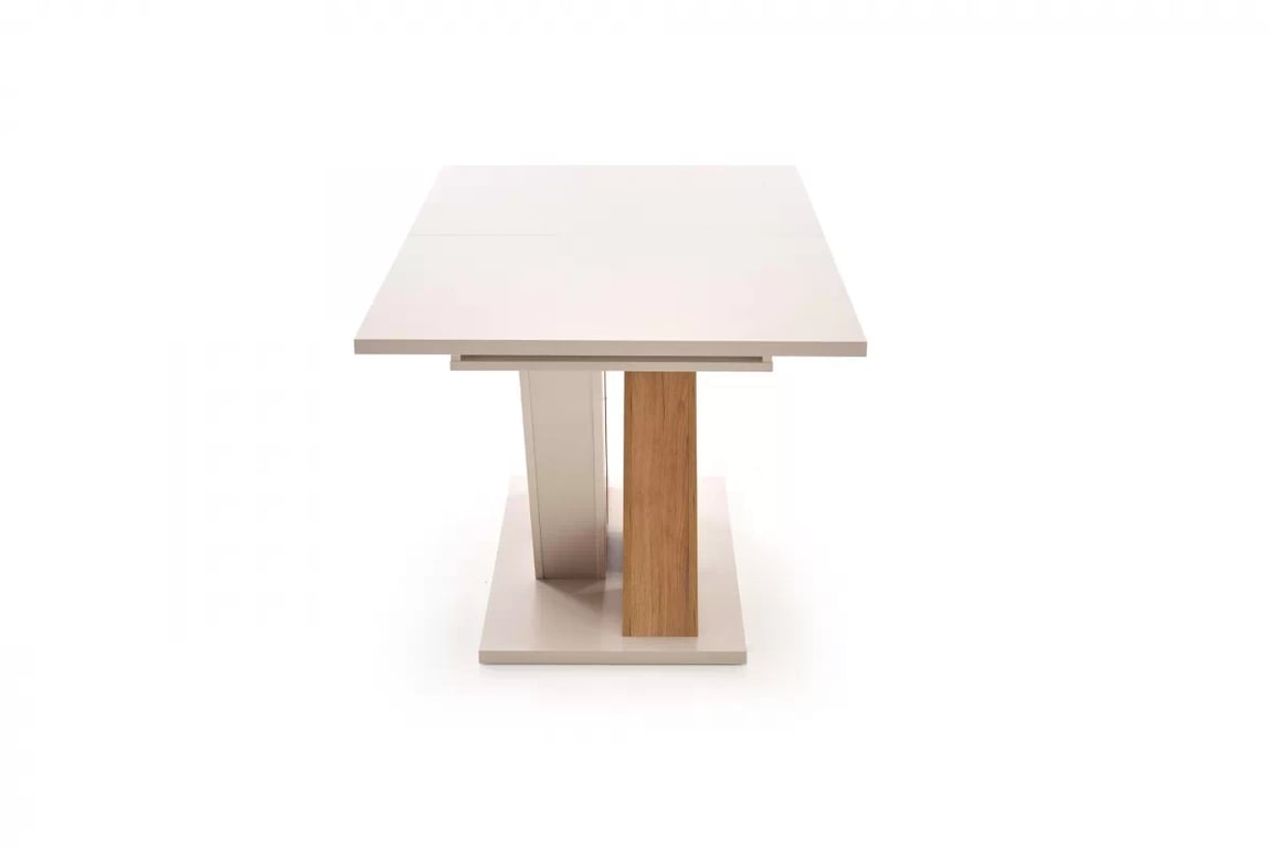 Rozkladací jedálenský stôl Silvano 160-200x90 cm - kašmír / dub cremona Stôl rozkladany Silvano 160-200x90 cm - kašmír / Dub cremona
