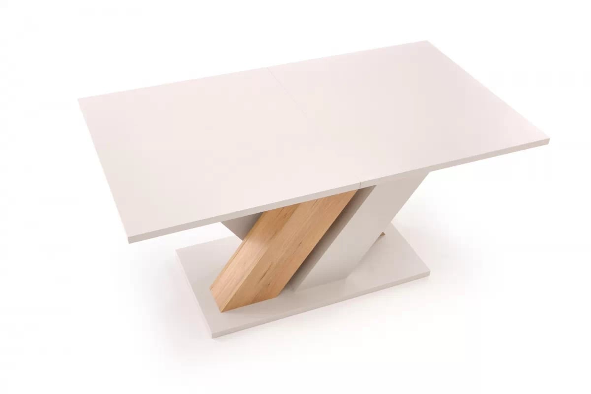 Rozkladací stôl Silvano 160-200x90 cm - kašmír / dub cremona Stôl rozkladany Silvano 160-200x90 cm - kašmír / Dub cremona