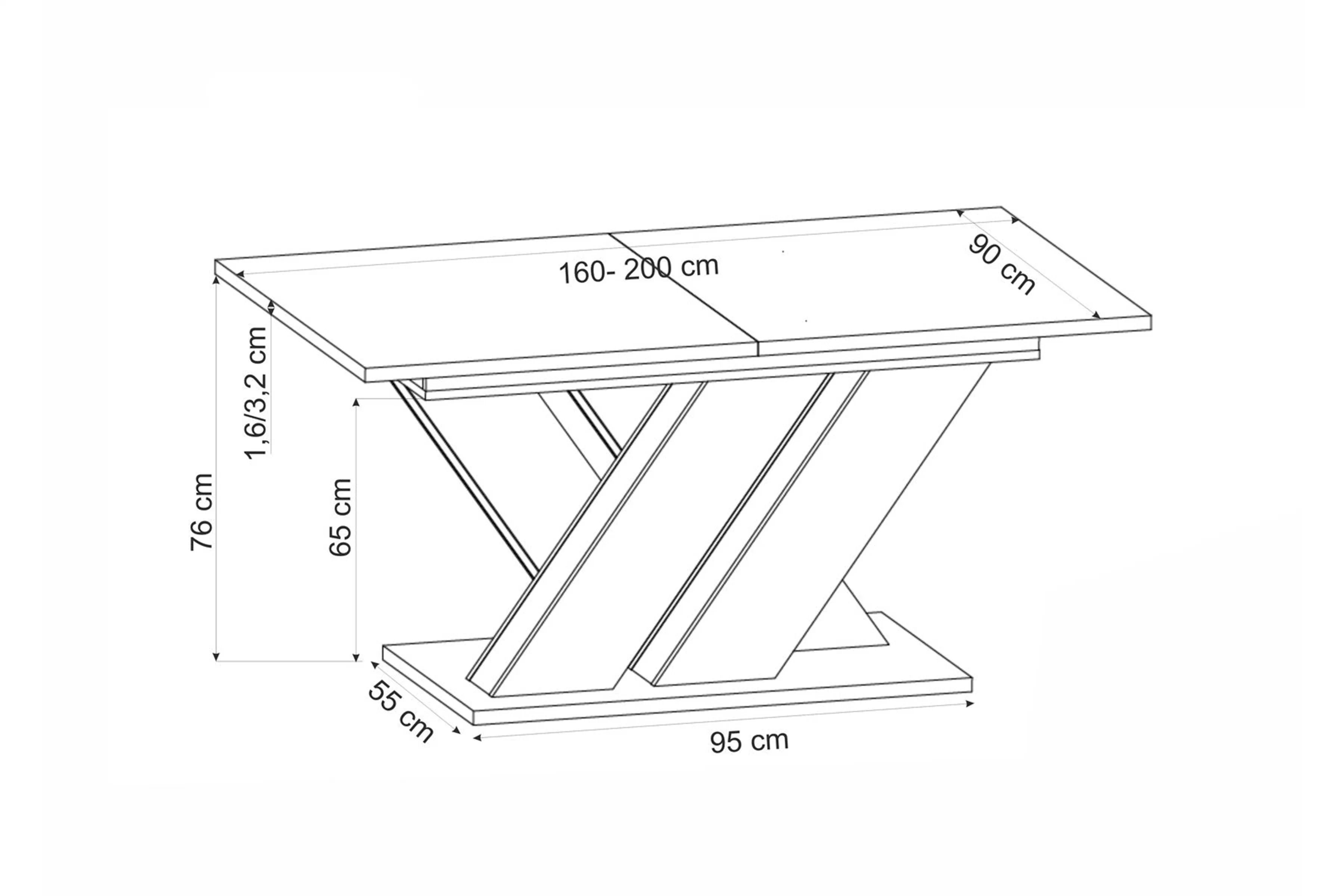Rozkladací stôl Silvano a 4 stoličky Isario - kašmír / dub cremona / béžová Cremona 14 / prírodný dub Stôl rozkladany Silvano z czterema krzeslami tapicerowanymi Isario - kašmír / Dub cremona / béžový Cremona 14 / Dub prírodné 