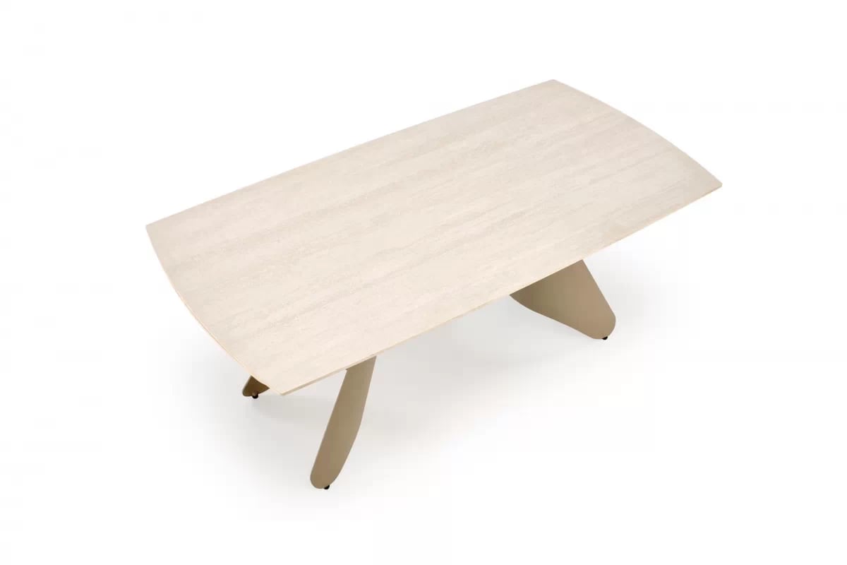 Rozkladací stôl Tavero 180-260x90 cm - travertínový kameň / kašmír Stôl rozkladany Tavero 180-260 x 90 cm -  Travertín / kašmír 