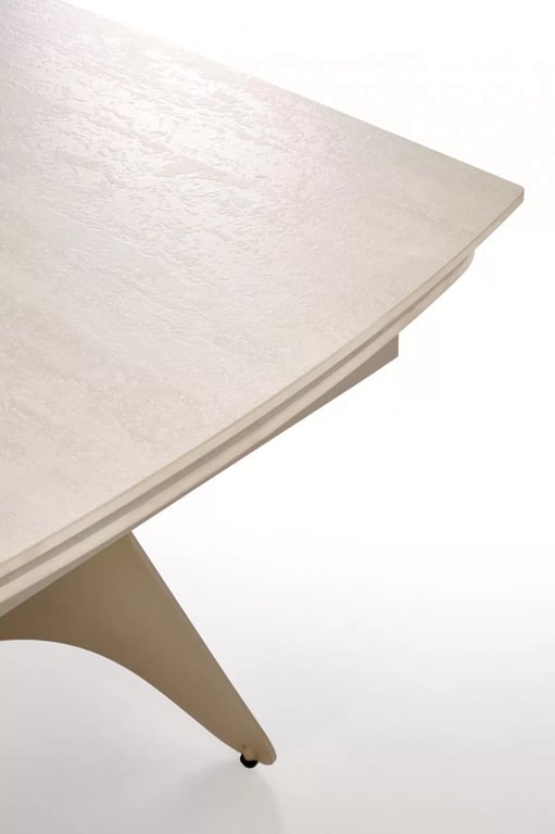 Rozkladací stôl Tavero 180-260x90 cm - travertín / kašmír Stôl rozkladany Tavero 180-260 x 90 cm -  Travertín / kašmír 