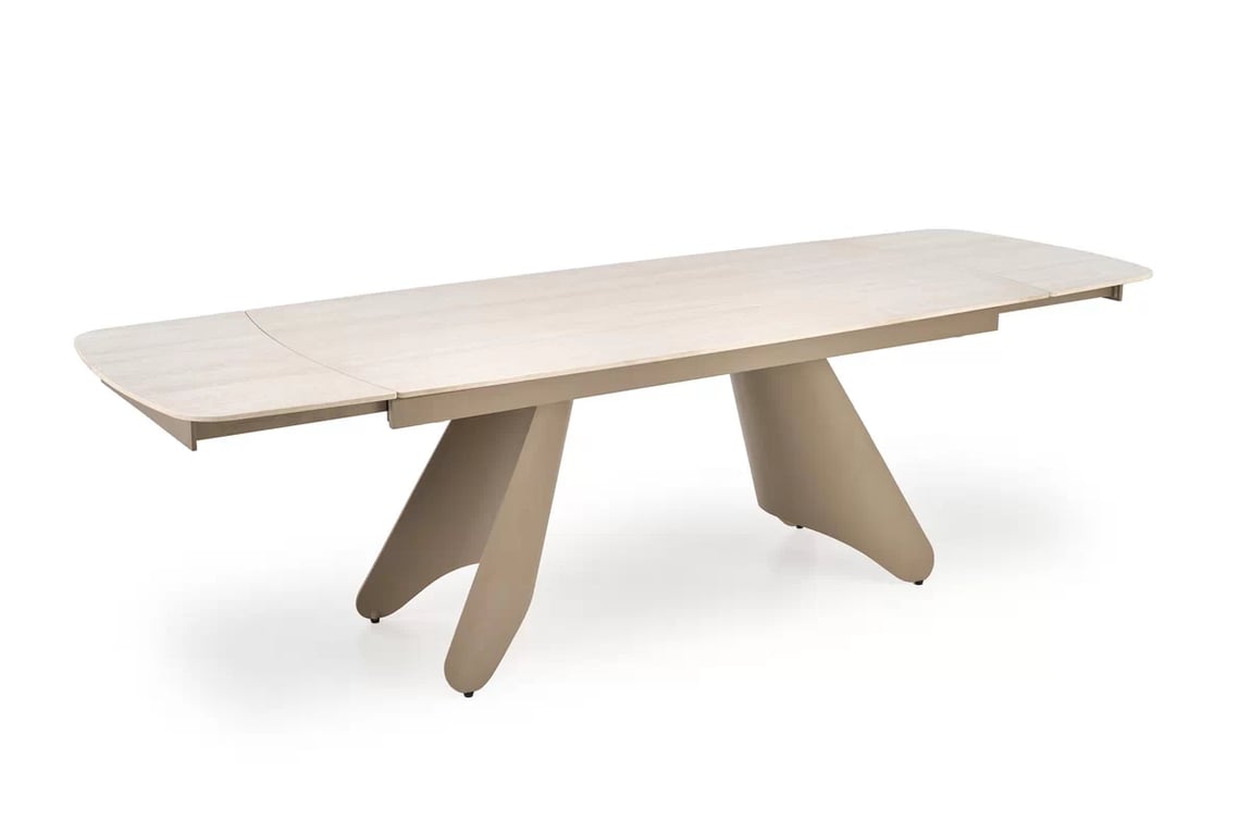 Rozkladací stôl Tavero 180-260x90 cm - travertín / kašmír Stôl rozkladany tavero 180-260 x 90 cm -  Travertín / kašmír 