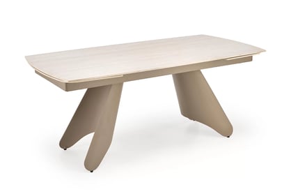 Rozkladací stôl Tavero 180-260x90 cm - travertínový kameň / kašmír