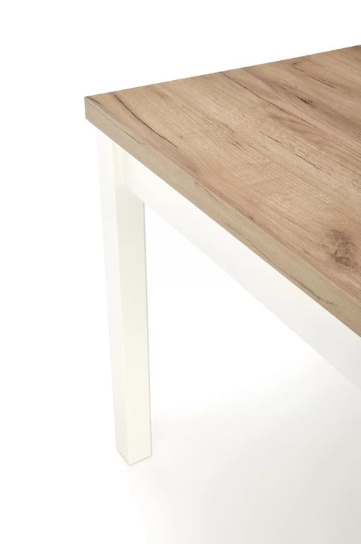 Masă extensibil Nawio Pătrat 90-125x90 cm - stejar craft / białe picioare stůl pliere tiago Čtverec 90-125/90 - Dub craft / Alb