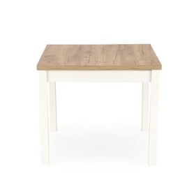 Masă extensibil Nawio Pătrat 90-125x90 cm - stejar craft / białe picioare stůl pliere tiago Čtverec 90-125/90 - Dub craft / Alb