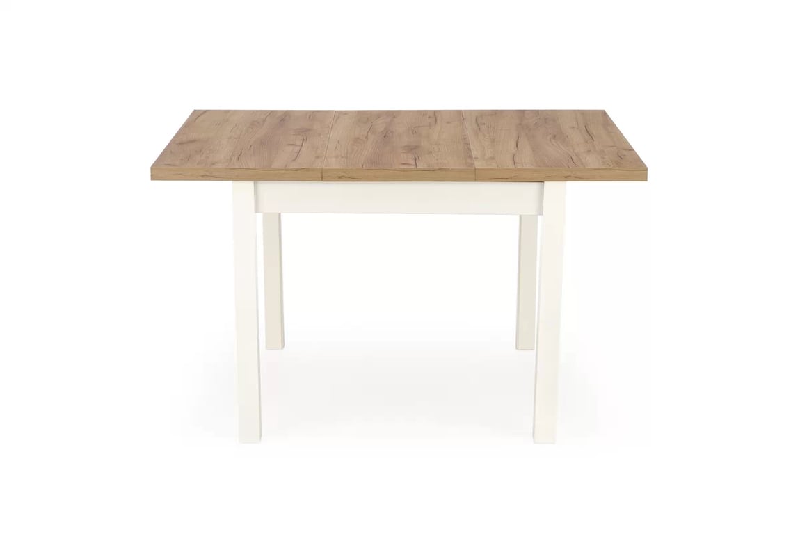 Masă extensibil Nawio Pătrat 90-125x90 cm - stejar craft / białe picioare stůl pliere tiago Čtverec 90-125/90 - Dub craft / Alb
