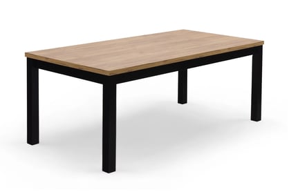 Rozkladací stôl Werona 160-240x90 cm - dub craft / čierne nohy