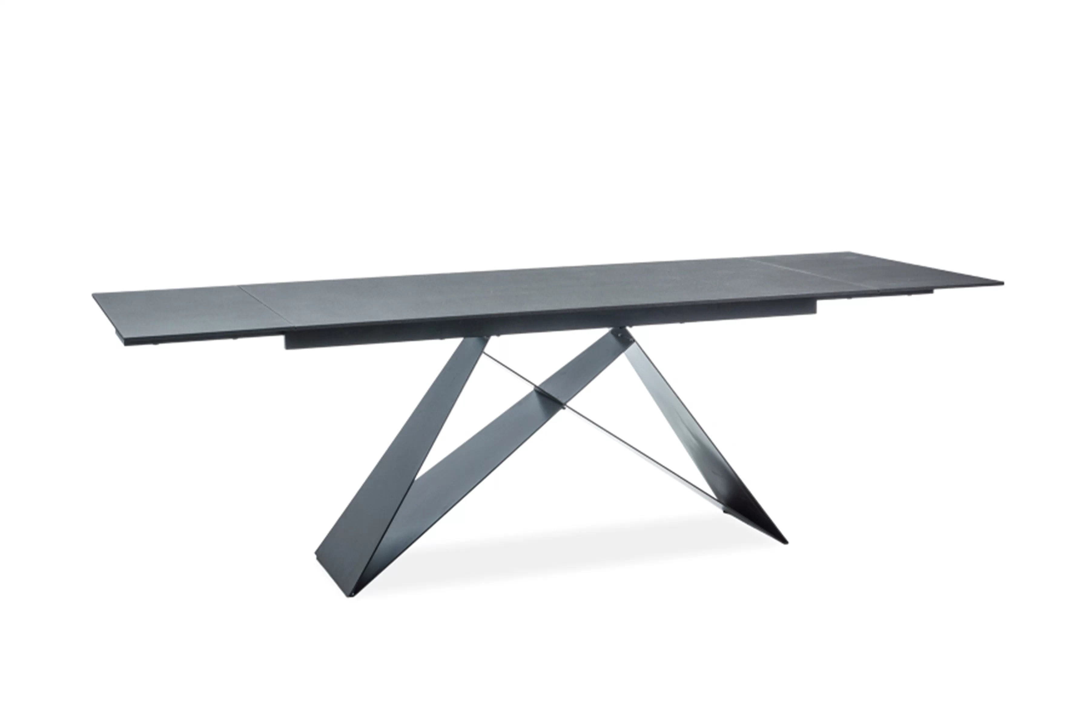 Rozkladací stôl Westin 160-240x90 cm - čierny mat Stôl rozkladany Westin 160-240x90 cm - Čierny mat