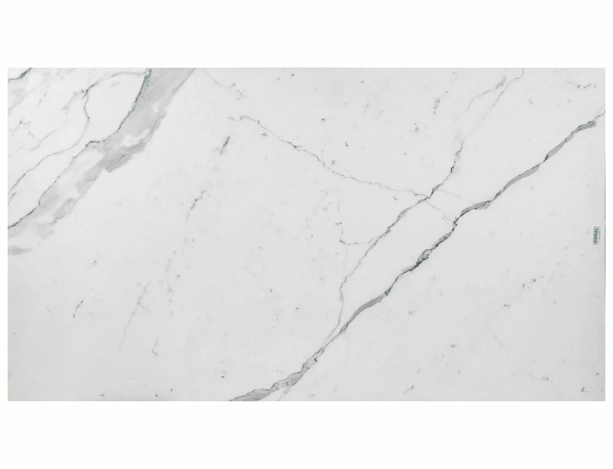 Rozkladací stôl Westin 160-240x90 - biely mramor / čierny mat stôl rozkladany westin iii z ceramicznym blatem 160-240x90 - mramorový efekt  / biela / čierny mat