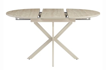 Rozkladací stôl Zinvero 100-135x100 cm keramický - béžový / kašmír Stôl rozkladany Zinvero 100-135x100 cm ceramiczny - Béžová / kašmír