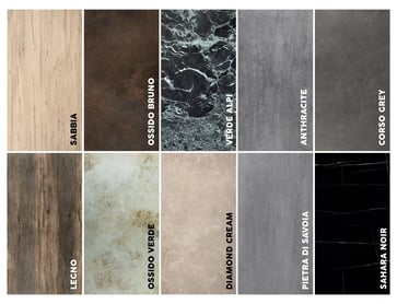 Rozkladací stôl Zanivo 160-240x90 cm keramický - svetlo šedý mramor / čierny stOL salvadore ceramic svetlý šedý pietra di savoia / Čierny mat (160-240)x90