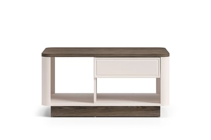 Konferenčný stolík Amberto 90 cm so zásuvkou - kašmír / dub windmill dark Stolík kawowy Amberto 90 cm z szuflada - kašmír / Dub windmill dark