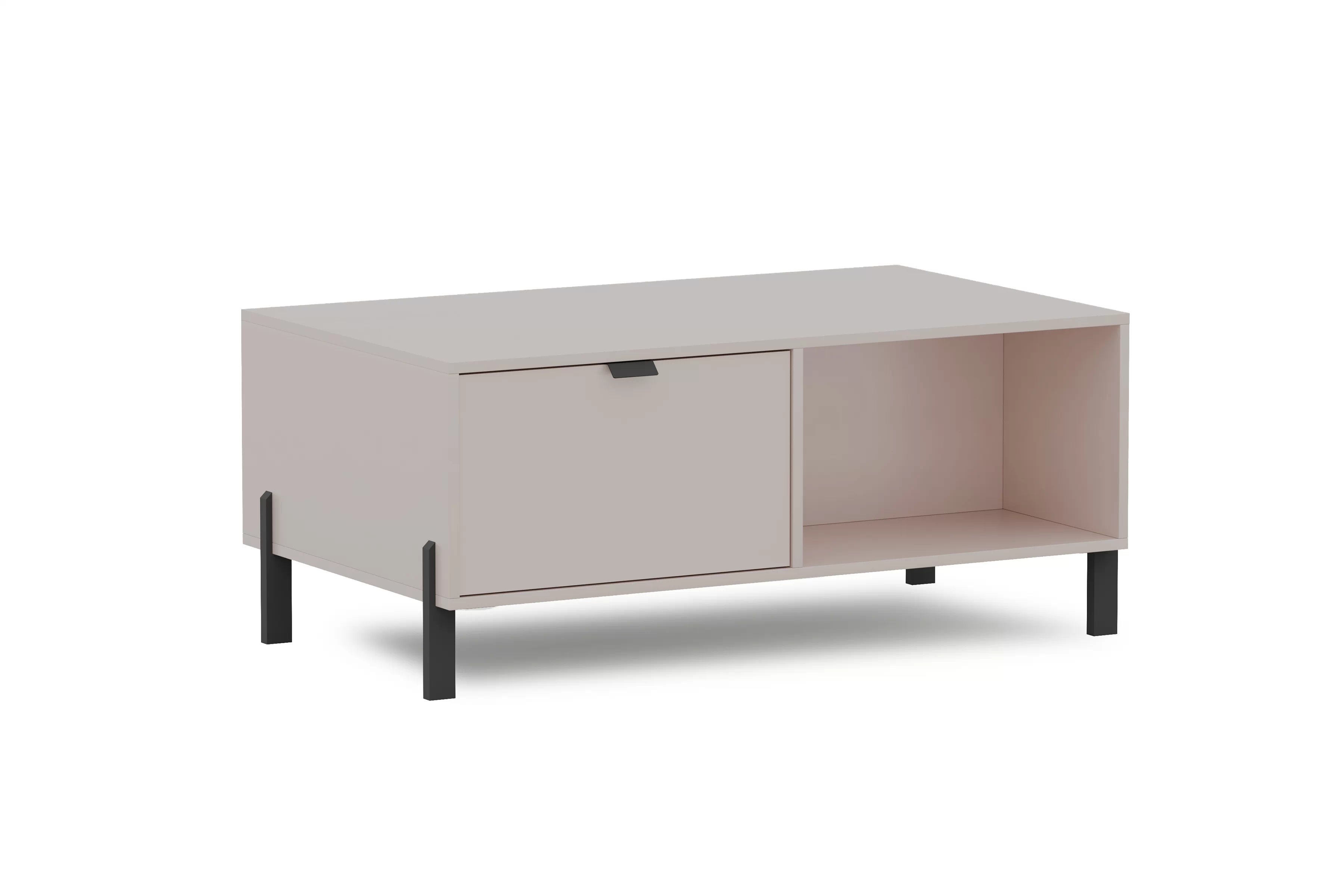 Konferenční stolek Cremona se zásuvkou - písková béžová stolek kawowy Cremona z szuflada - béžová Pískový 