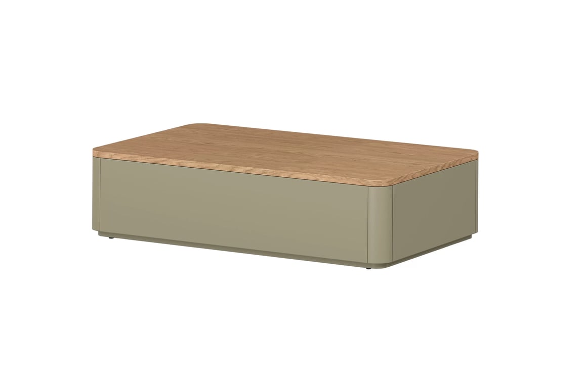 Stolík kawowy Elivo 100 cm so zásuvkami - eukaliptus / Dub baltic dune Stolík kawowy Elivo 100 cm so zásuvkami - eukaliptus / Dub baltic dune