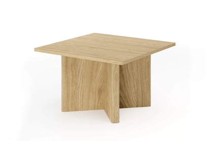 Čtvercový konferenční stolek Bellora 80 cm - olejovaný dub