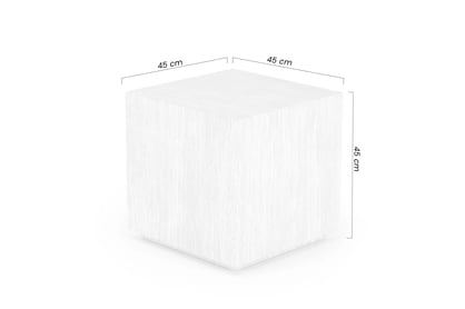 Štvorcový konferenčný stolík Novula 45 cm - travertín Stolík kawowy kwadratowy Novula 45 cm - Travertín