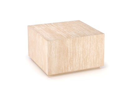 Štvorcový konferenčný stolík Novula 60 cm - travertín Stolík kawowy kwadratowy Novula 60 cm - Travertín