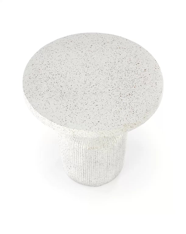 Konferenčný stolík Sintro - 54 cm - terrazzo / biely Konferenčný stolík lastryko giza - Biely