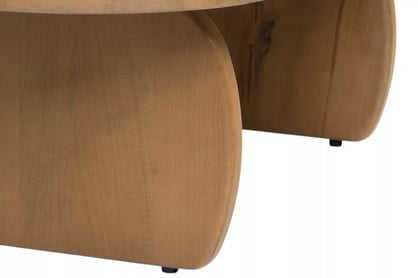 Ovalný konferenčný stolík Moku 110x70 cm - prírodné mango Stolík kawowy Moku owalny 110x70 cm - Drevo mango prírodné