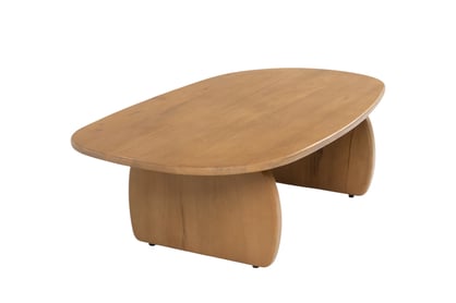 Ovalný konferenčný stolík Moku 110x70 cm - prírodné mango Stolík kawowy Moku owalny 110x70 cm - Drevo mango prírodné