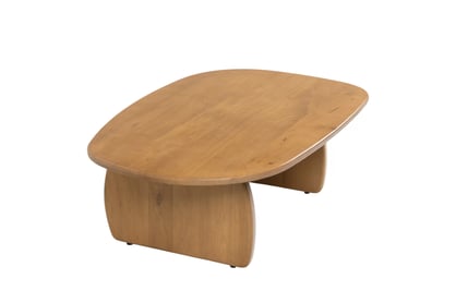 Ovalný konferenčný stolík Moku 110x70 cm - prírodné mango Stolík kawowy Moku owalny 110x70 cm - Drevo mango prírodné