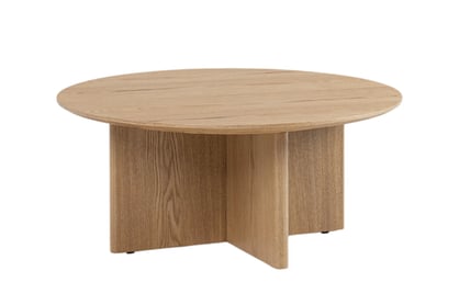 Okrúhly konferenčný stolík Nomis 80 cm - javor / jaseň Stolík kawowy Nomis 80 cm okrúhly- miel 
