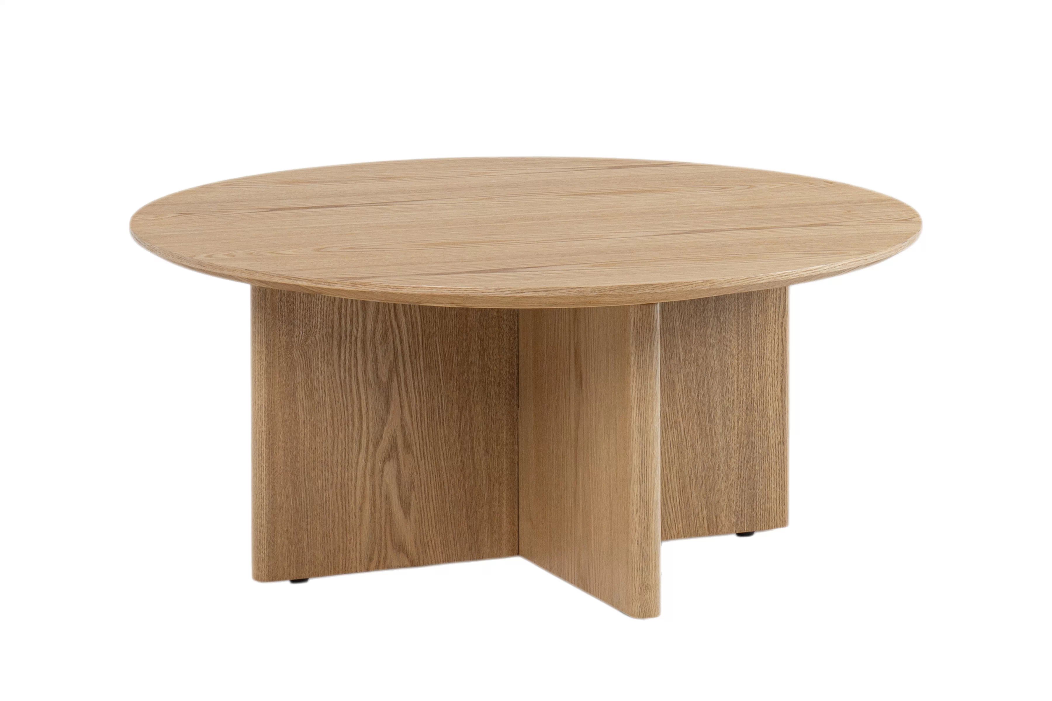Okrúhly konferenčný stolík Nomis 80 cm - javor / jaseň Stolík kawowy Nomis 80 cm okrúhly- miel 