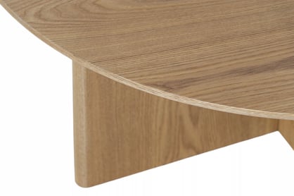 Okrúhly konferenčný stolík Nomis 80 cm - javor / jaseň Stolík kawowy Nomis 80 cm okrúhly- miel 