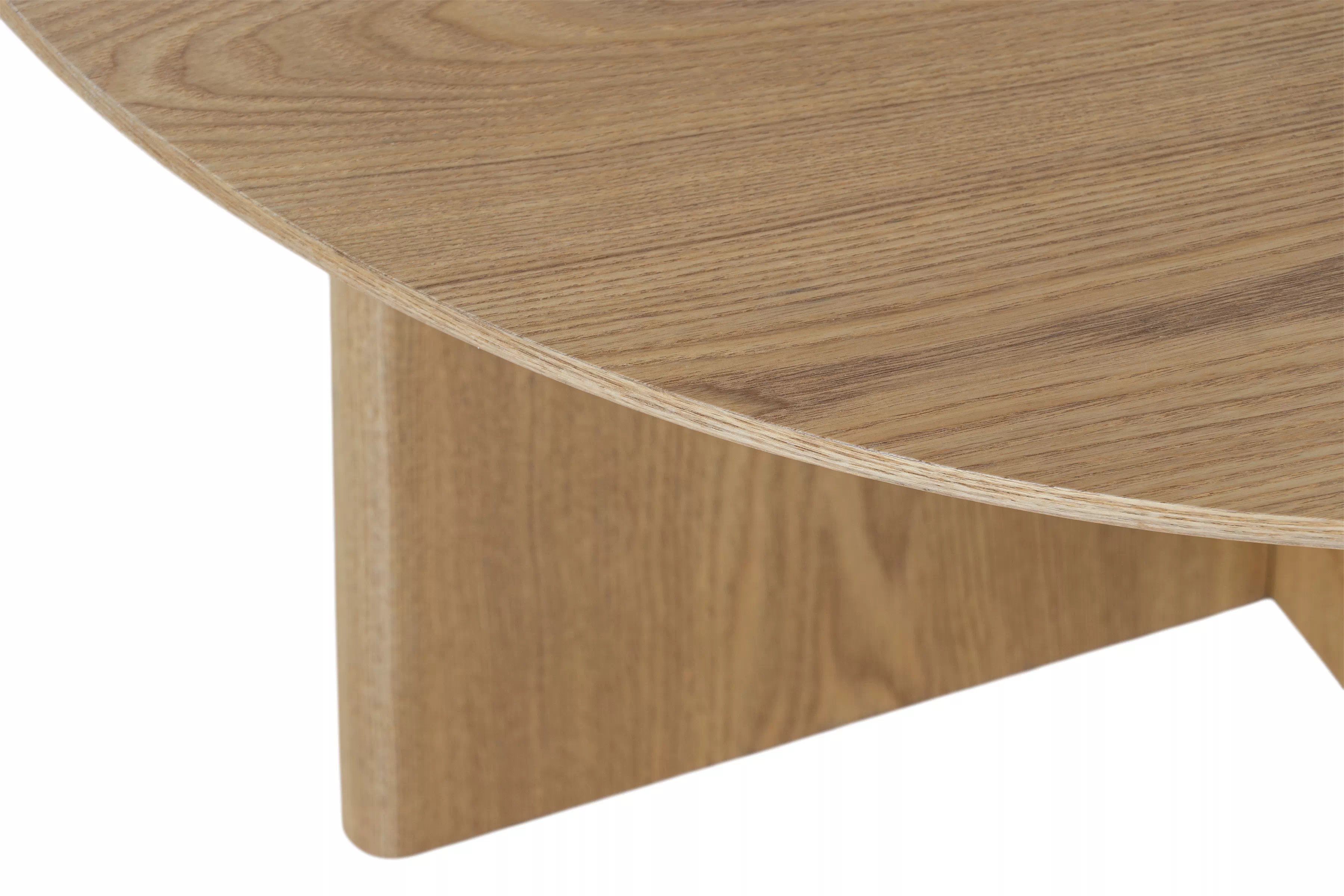 Okrúhly konferenčný stolík Nomis 80 cm - javor / jaseň Stolík kawowy Nomis 80 cm okrúhly- miel 