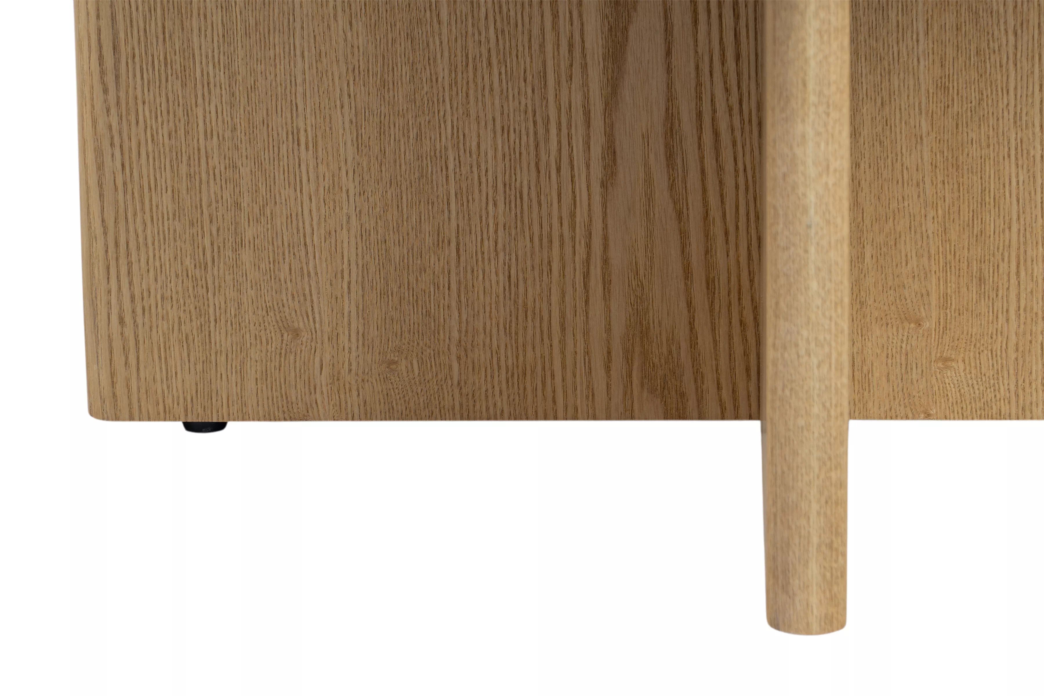 Okrúhly konferenčný stolík Nomis 80 cm - javor / jaseň Stolík kawowy Nomis 80 cm okrúhly- miel 