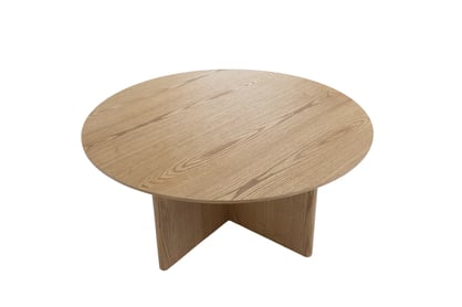 Okrúhly konferenčný stolík Nomis 80 cm - javor / jaseň Stolík kawowy Nomis 80 cm okrúhly- miel 