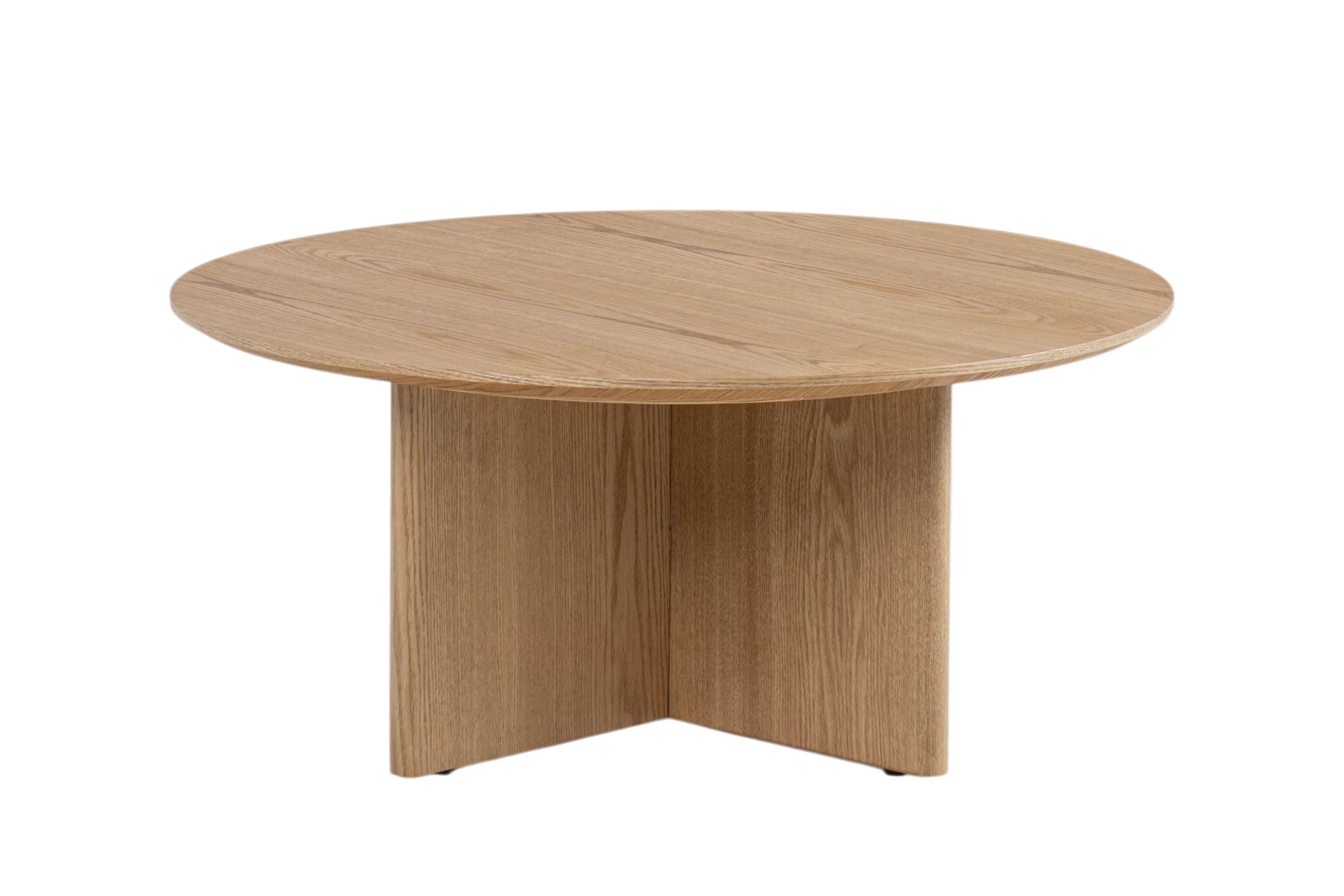 Okrúhly konferenčný stolík Nomis 80 cm - javor / jaseň Stolík kawowy Nomis 80 cm okrúhly- miel 